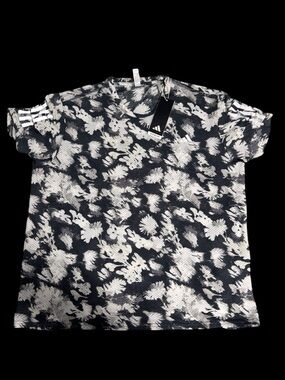 New women’s adidas Grey & Black OTR Cooler running Tee XL